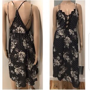 Free People Floral Lace Flowy Dress